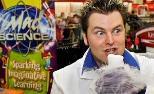 Special event mad scientist at work